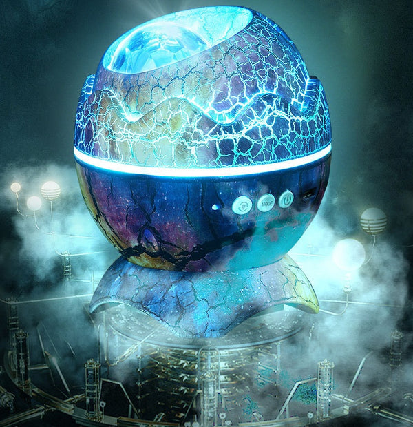 Dino Egg Galaxy Light Projector