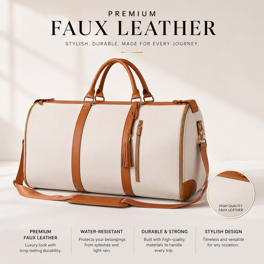 Large Foldable Travel Duffle Bag